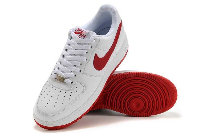 nike air force 1 blanche et rouge